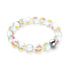 Supernova arc-en-ciel | Argent | Bracelet Galaxy Glass Statement